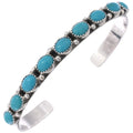 Bracelet navajo en argent sterling avec turquoises