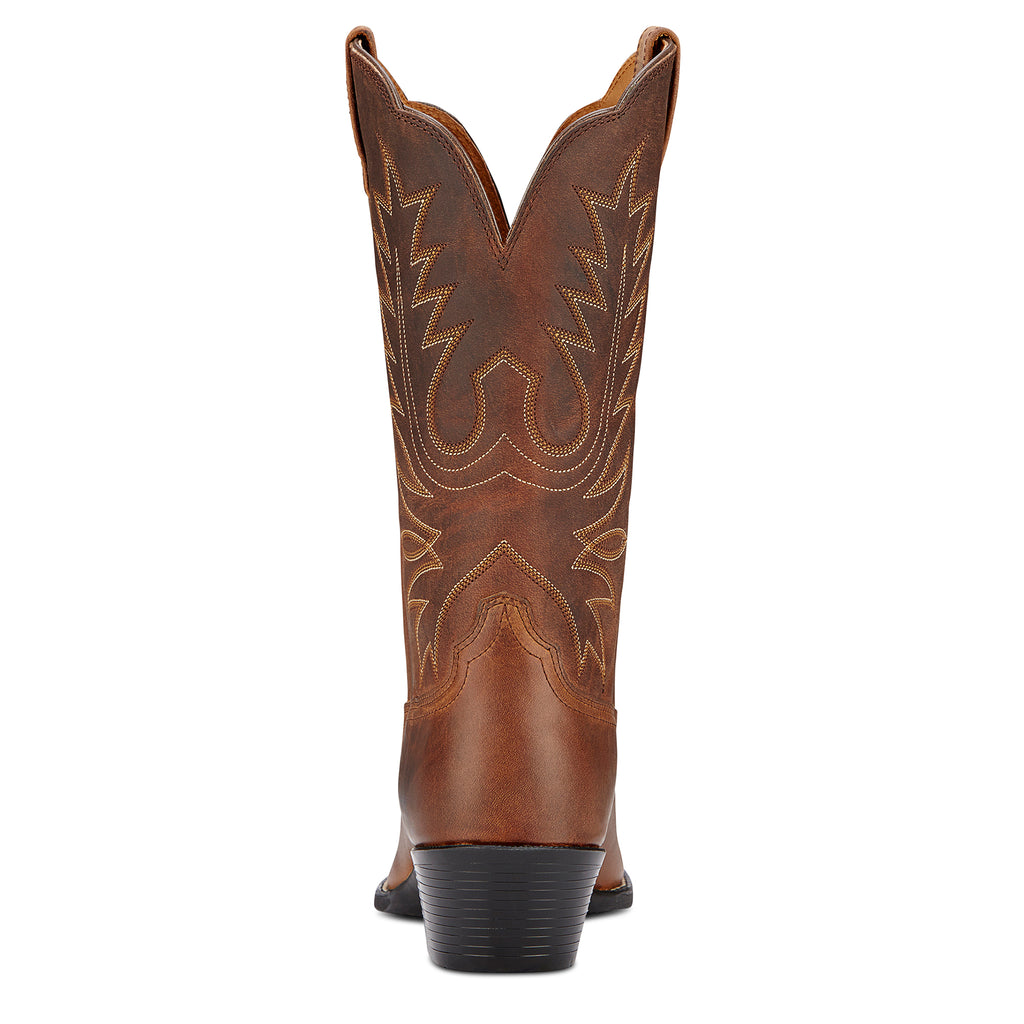 Ariat Heritage Femme – Distressed Brown (Botte Western R Toe)