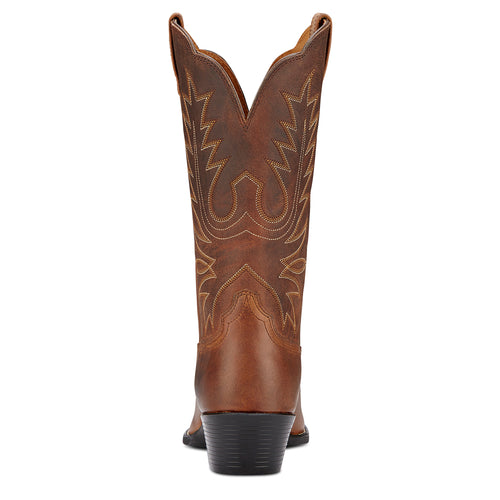 Ariat Heritage Femme – Distressed Brown (Botte Western R Toe)