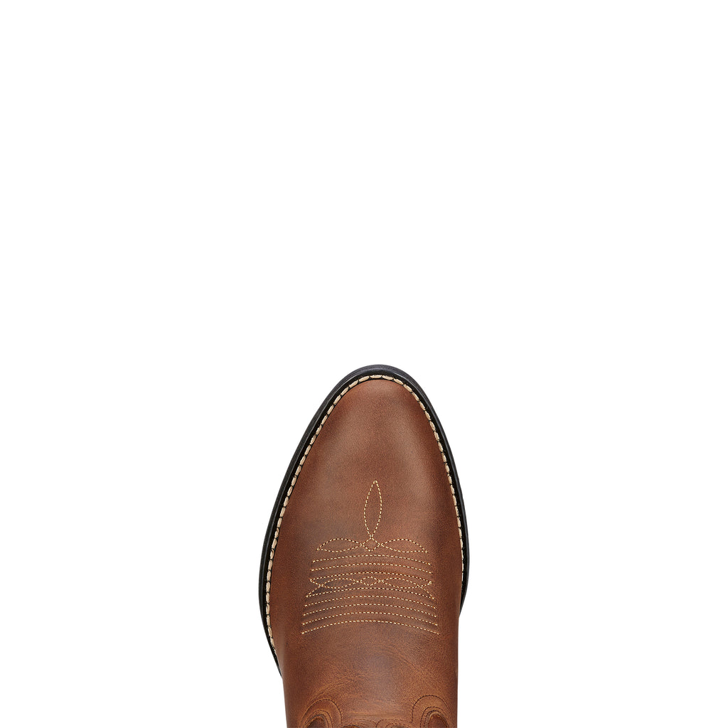 Ariat Heritage Femme – Distressed Brown (Botte Western R Toe)