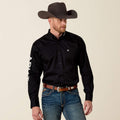 Ariat Men's Shirt – Team Logo Lightweight Twill Fitted Tango Red / White