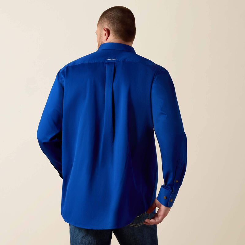 Chemise Ariat Team Logo Twill Classic Fit – Bleu royal
