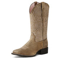 Ariat Round Up Remuda Femme – Brown Bomber (Botte Western Bout Carré Large)