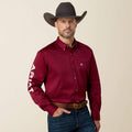 Chemise Ariat Team Logo Twill Classic Fit – Bourgogne
