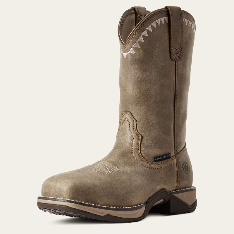 Bottes de travail Ariat Anthem Deco Composite Toe – Brown Bomber – Femme