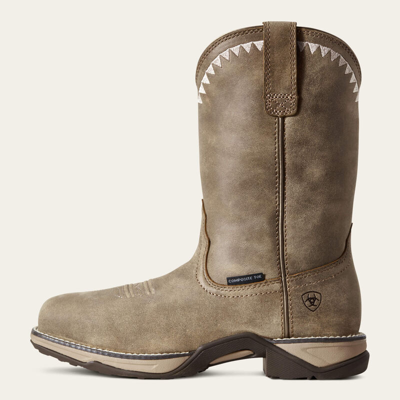 Bottes de travail Ariat Anthem Deco Composite Toe – Brown Bomber – Femme