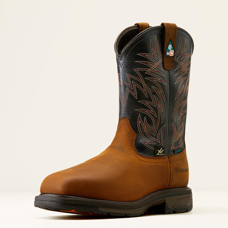 Bottes de travail Ariat WorkHog® MetGuard CSA imperméables à embout composite – Homme