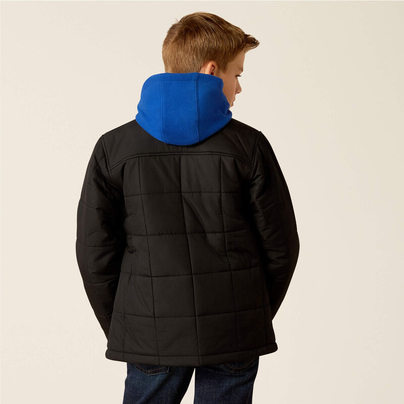 Ariat Crius Insulated Jacket noir enfant - back