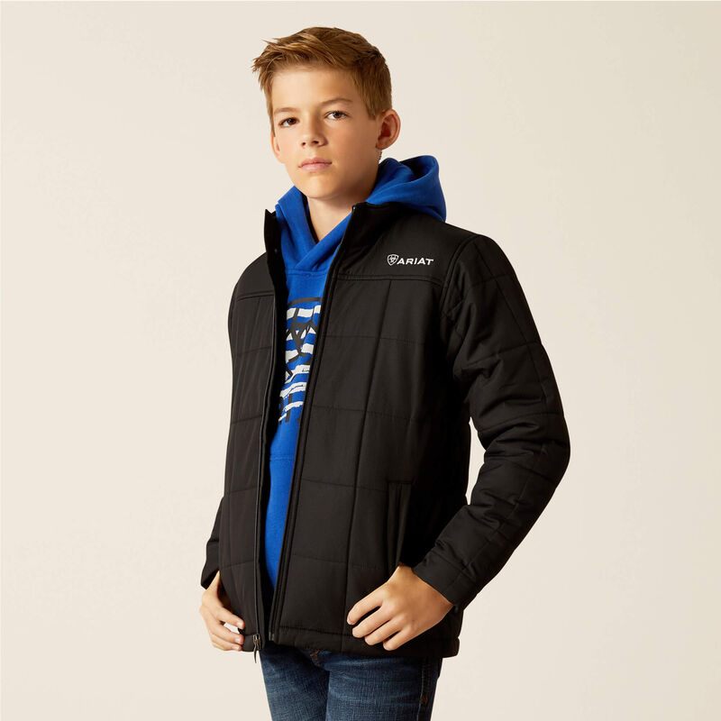 Ariat Crius Insulated Jacket noir enfant - front