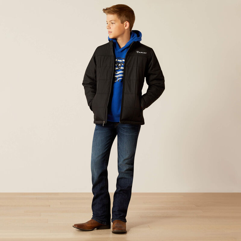 Ariat Crius Insulated Jacket noir enfant - full