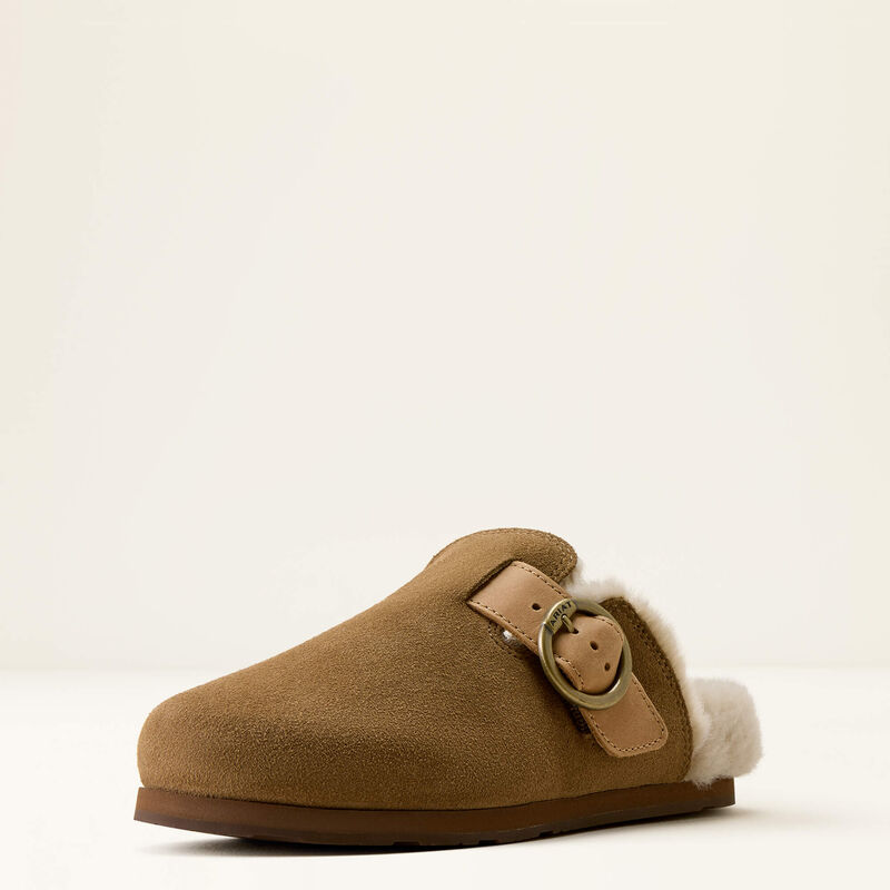 Mules Ariat Country Mule Sherpa – Ranch Brown Suede – Femme