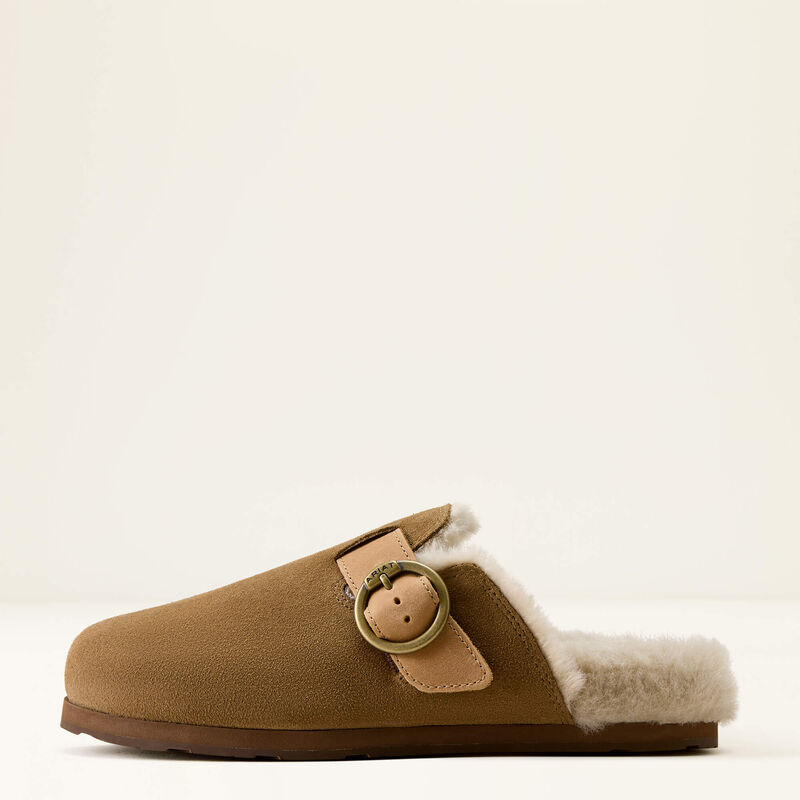 Mules Ariat Country Mule Sherpa – Ranch Brown Suede – Femme