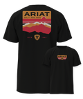 T-shirt Ariat Highland Sundowner - Homme - Black