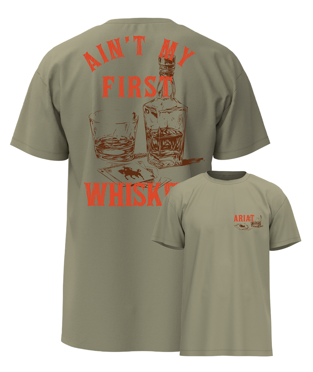 T-shirt Ariat Whiskey Uno - Homme - Elm