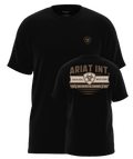 T-shirt Ariat Banner Badge - Homme - Black