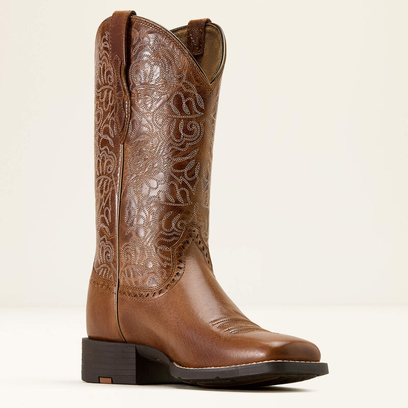 Bottes western Ariat Round Up Remuda Wide Square Toe – Femme