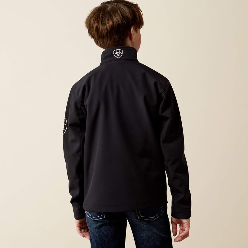 Manteau Ariat Logo Softshell – Noir – Enfant