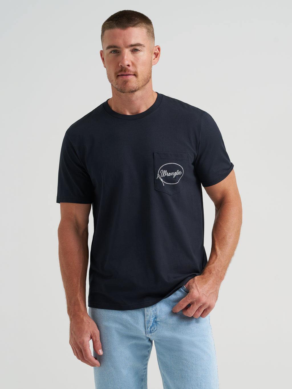 Wrangler® Graphic Short Sleeve Pocket T-Shirt – Regular Fit