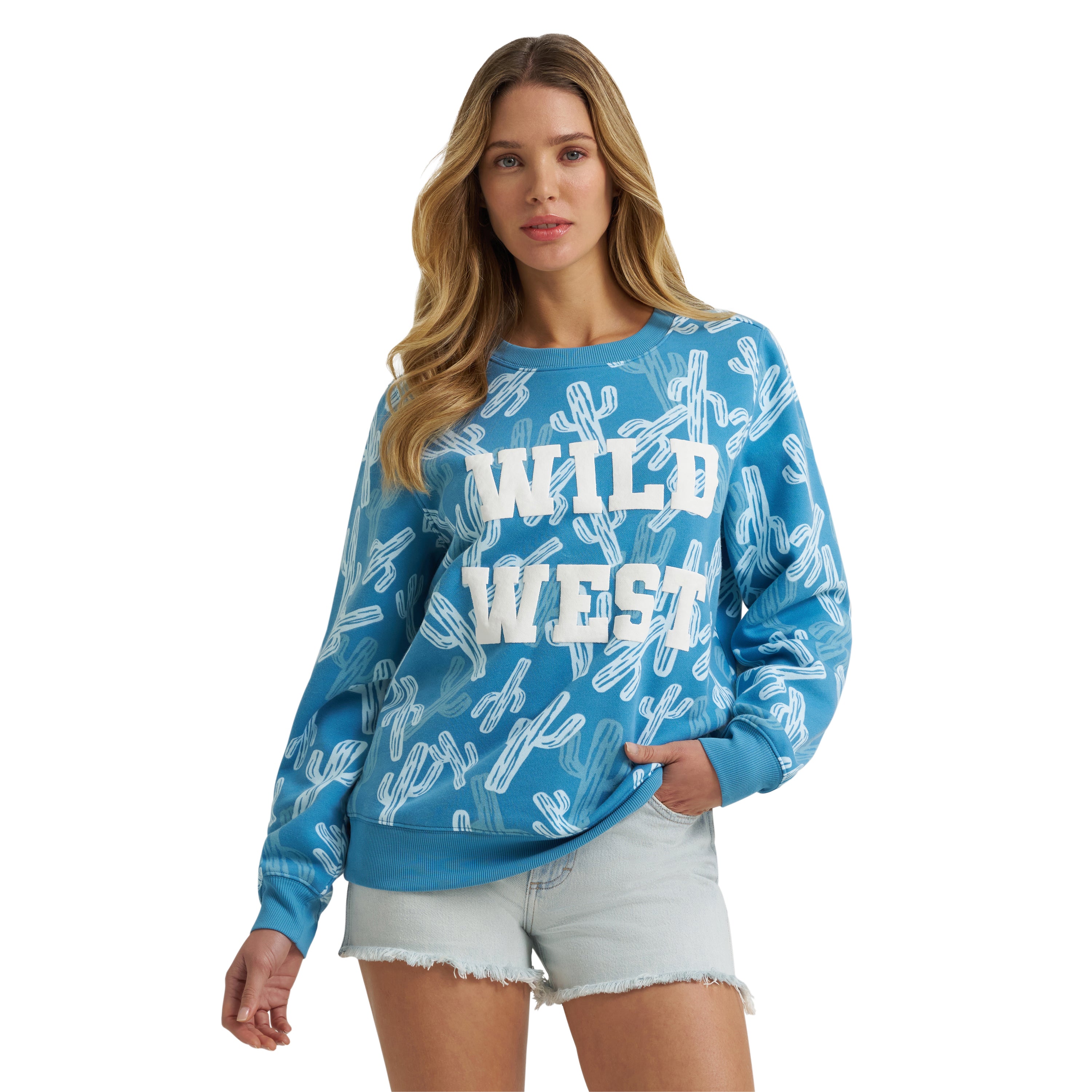 Wrangler Retro® Americana Oversized Crew Sweatshirt