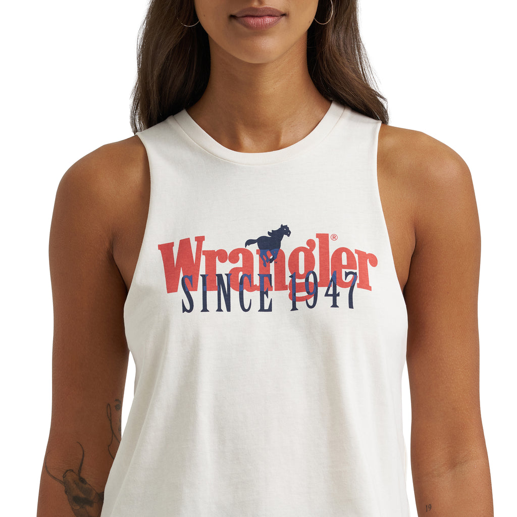 Camisole Crop Festival Wrangler – Egret