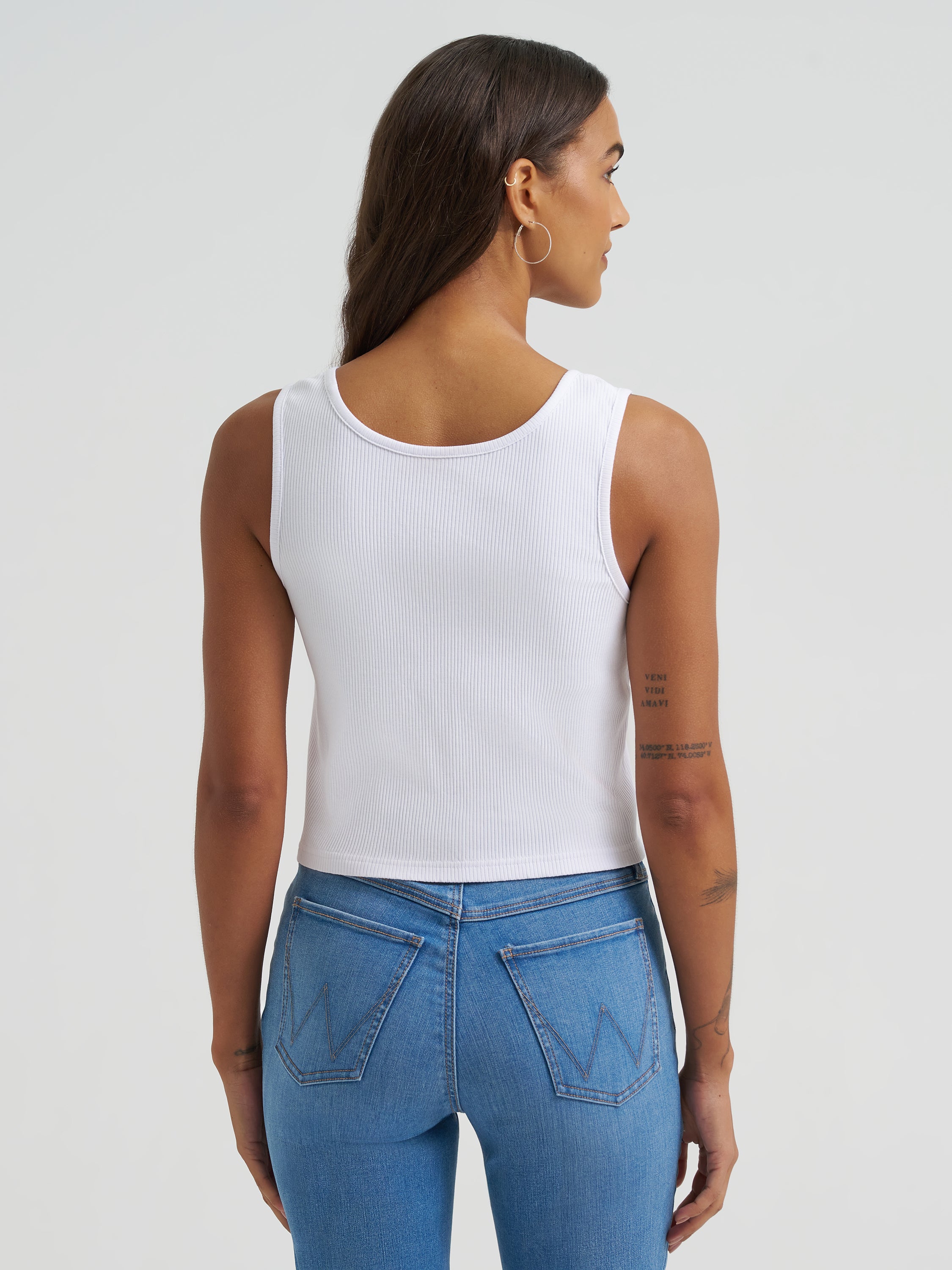Wrangler® Graphic Slim Crop Tank