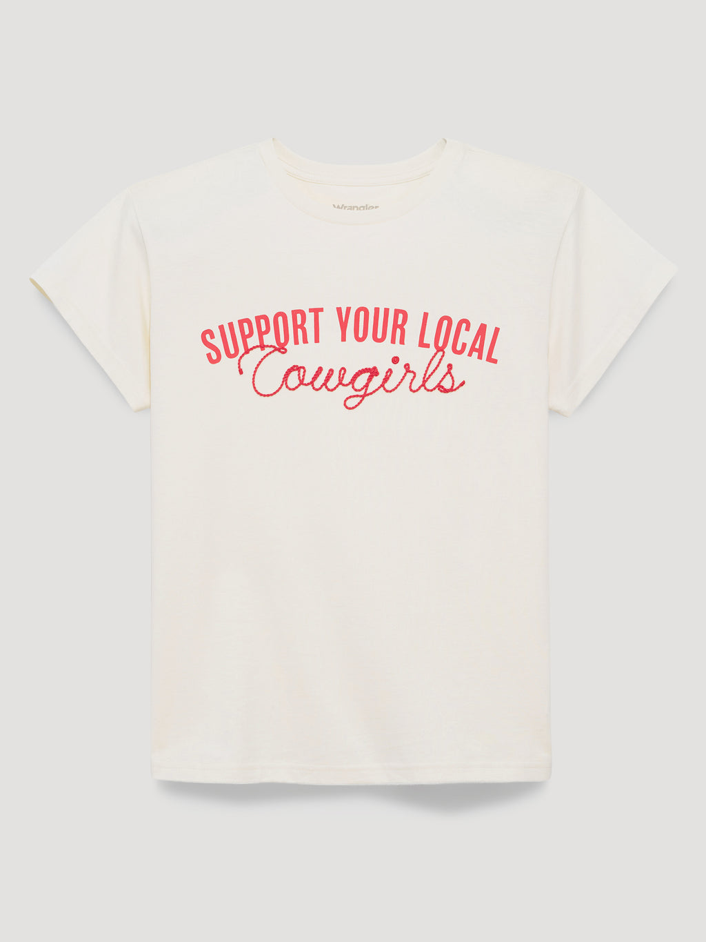 T-Shirt Wrangler Retro – Antique White