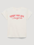 T-Shirt Wrangler Retro – Antique White