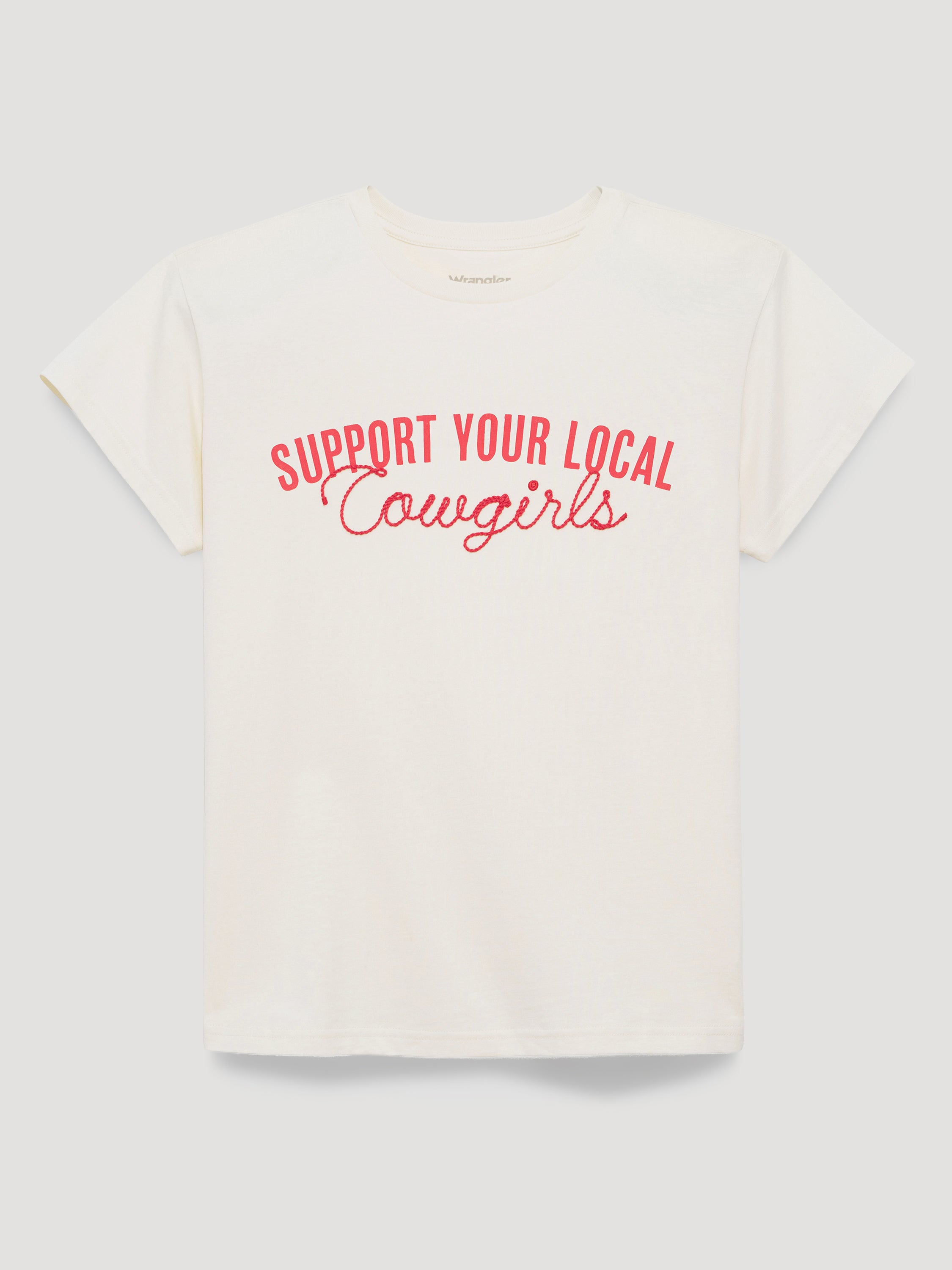 T-Shirt Wrangler Retro – Antique White