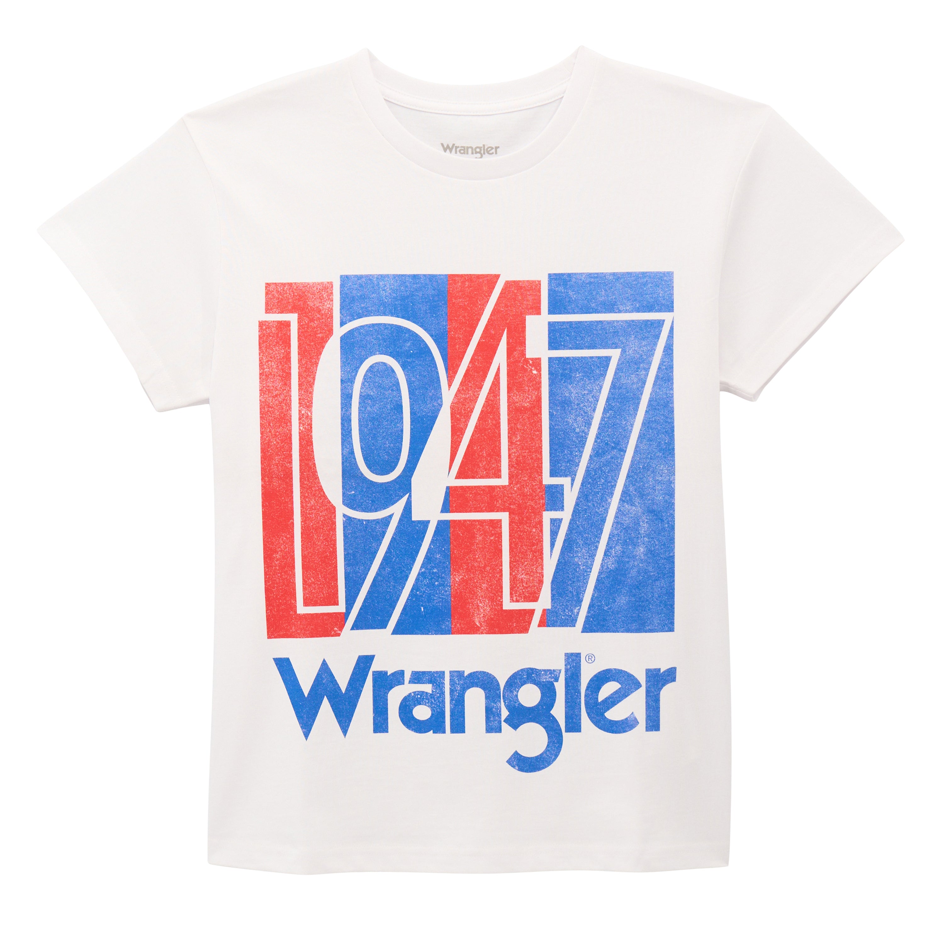 T-Shirt Wrangler Retro – Blanc