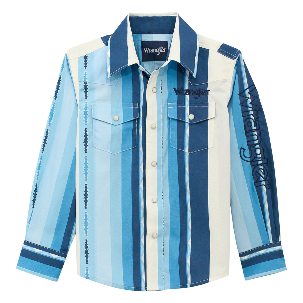 Wrangler® Boys Logo Chemise manche longue