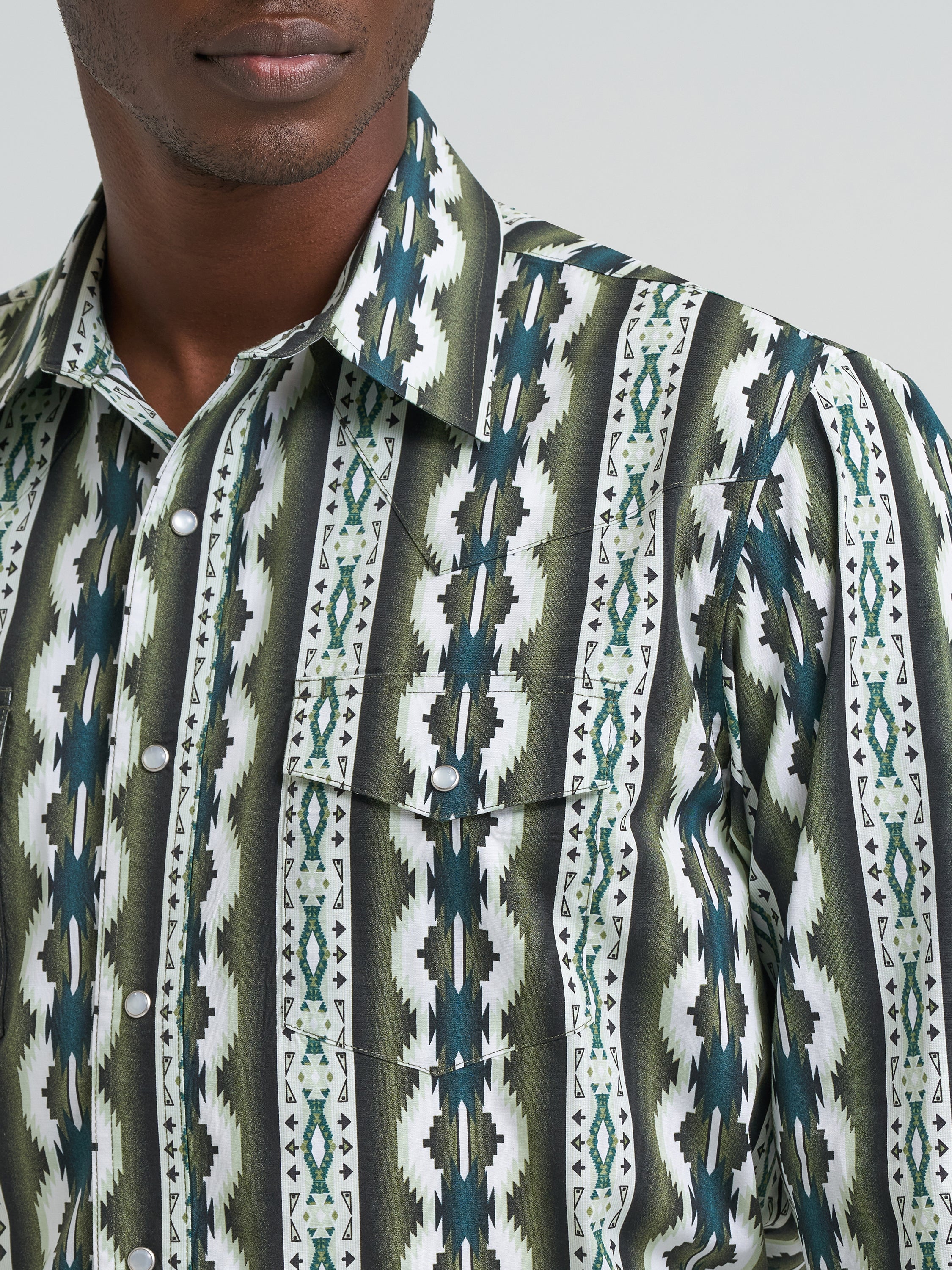Chemise western habillée Checotah® à manches longues – Coupe classique