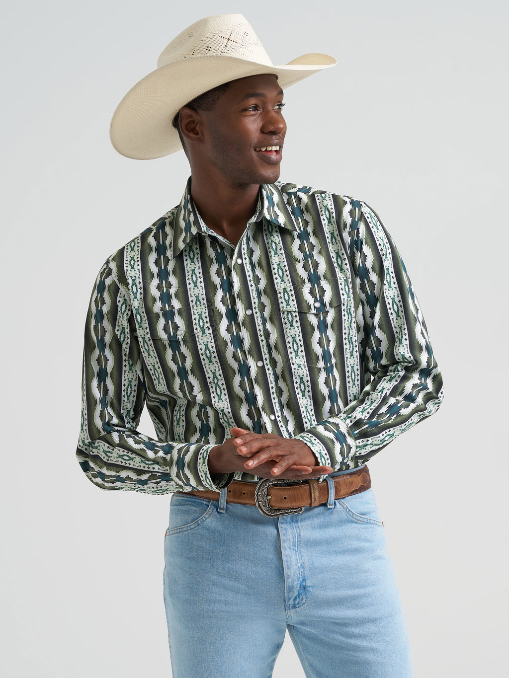 Chemise western habillée Checotah® à manches longues – Coupe classique
