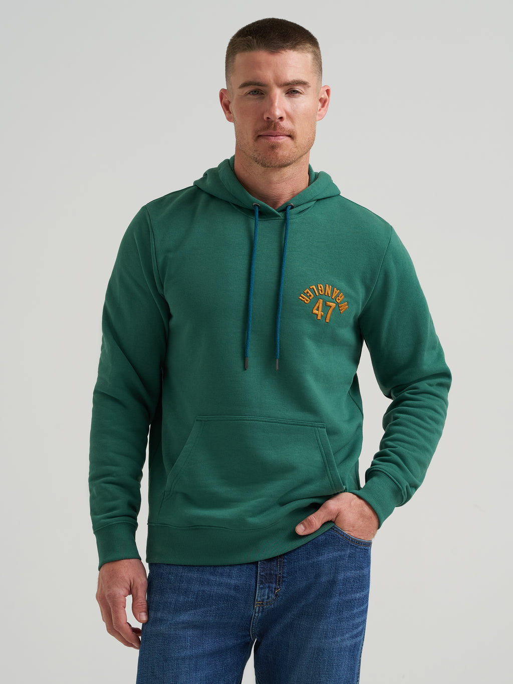 Wrangler® Graphic Hoodie - Back hunter