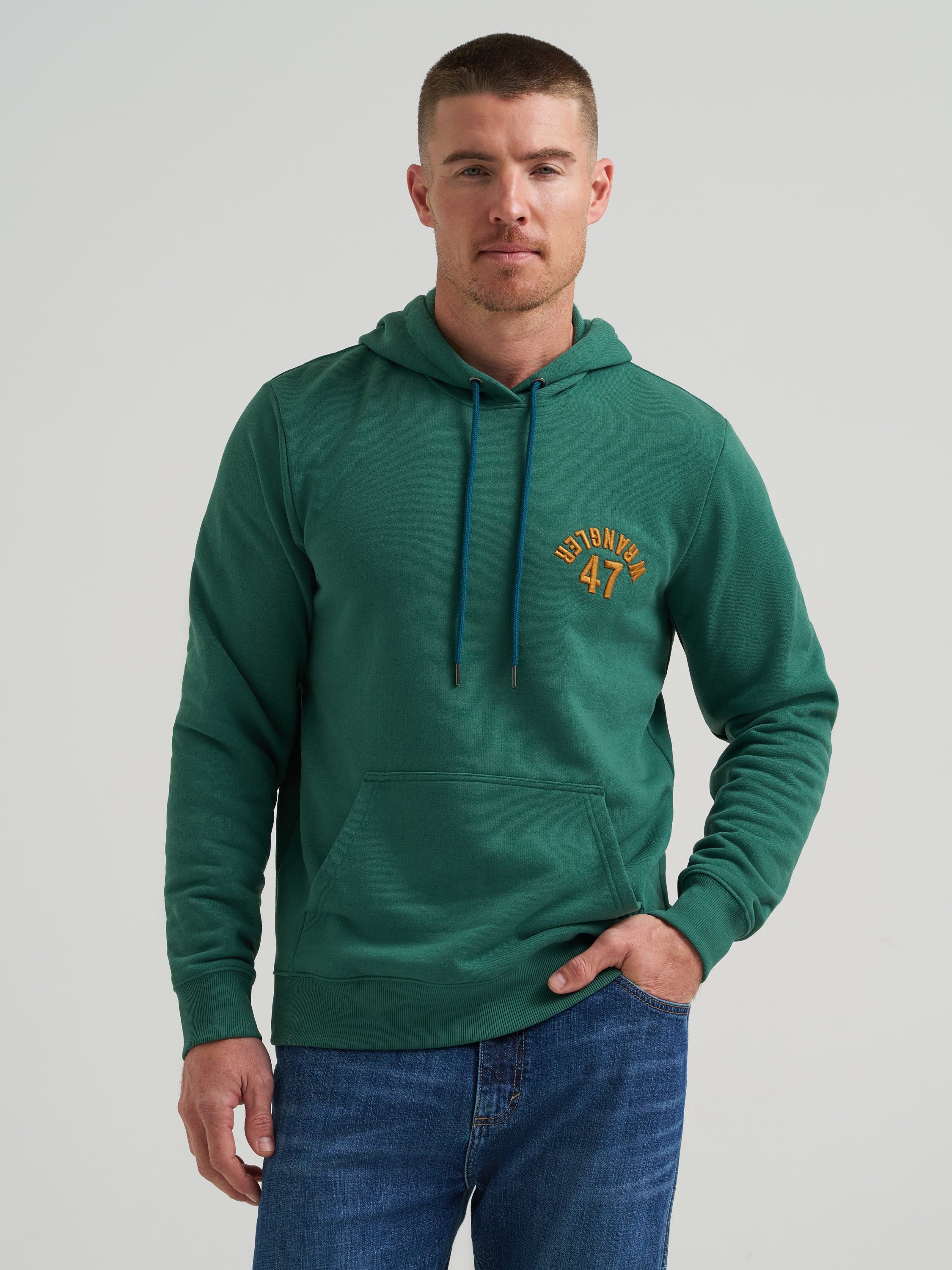 Wrangler® Graphic Hoodie - Back hunter