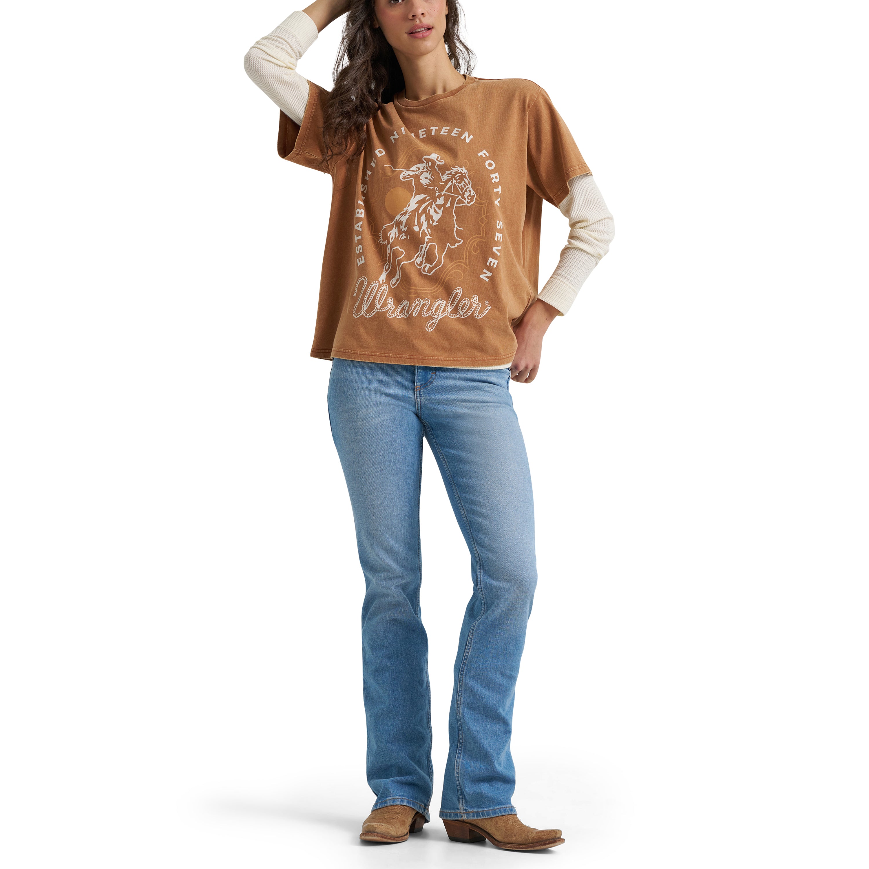 T-shirt Wrangler GBU West – Argan Oil