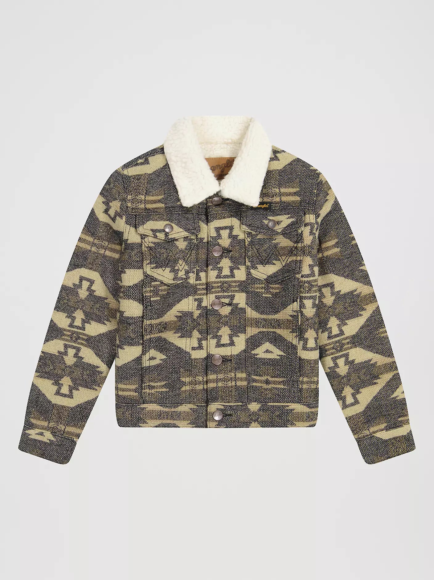 Manteau Wrangler Sherpa Jacquard – Elmwood – Garçon