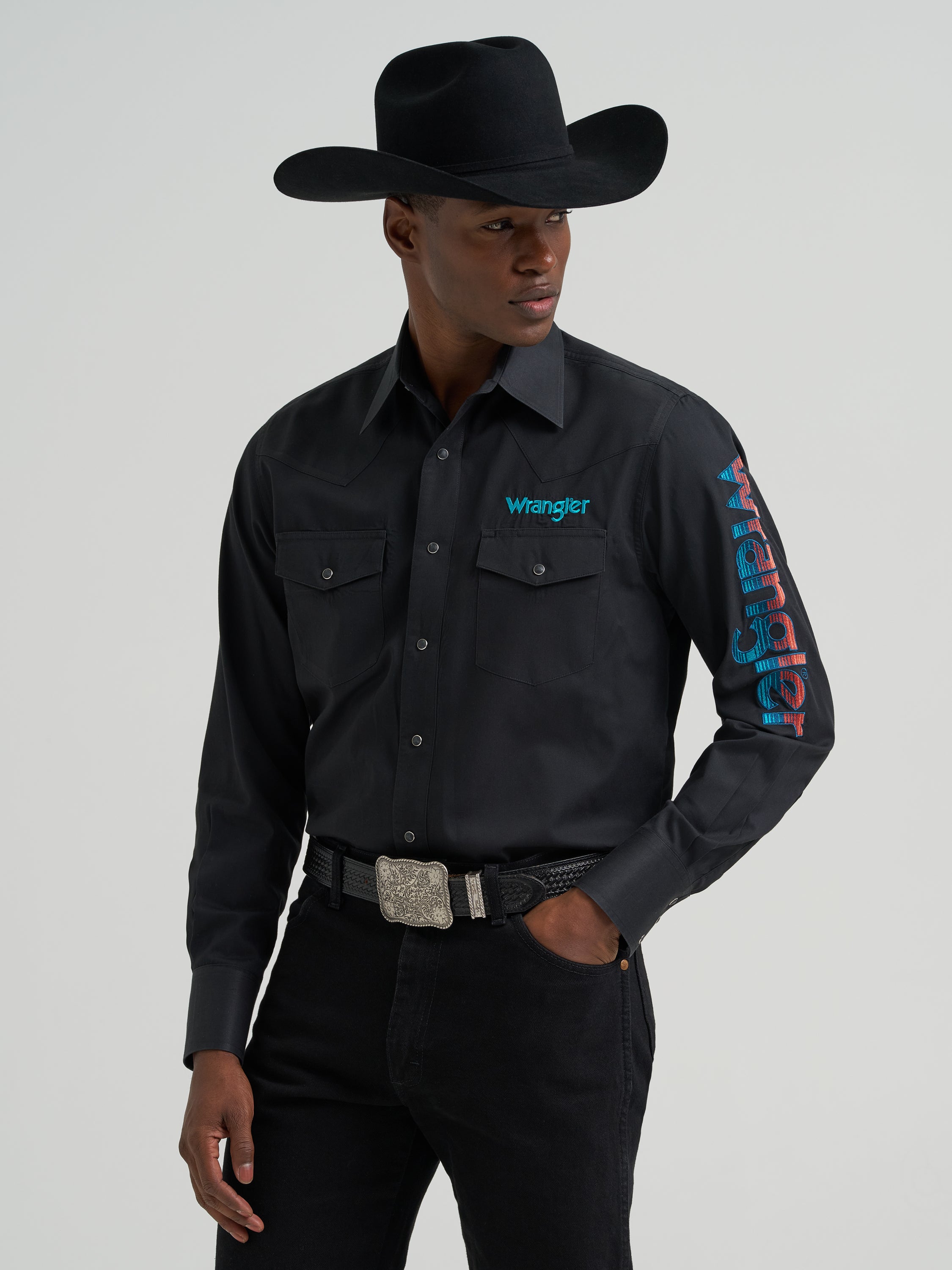 Wrangler® Logo Long Sleeve Shirt