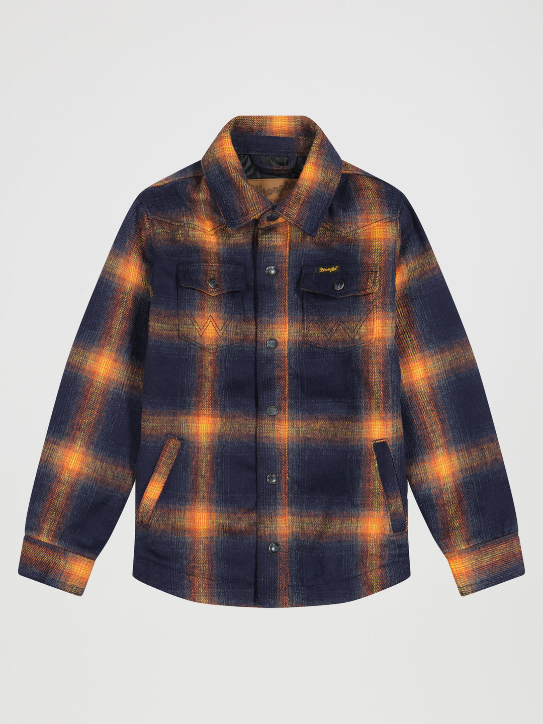 Veste-chemise en flanelle Wrangler doublée matelassée pour garçon