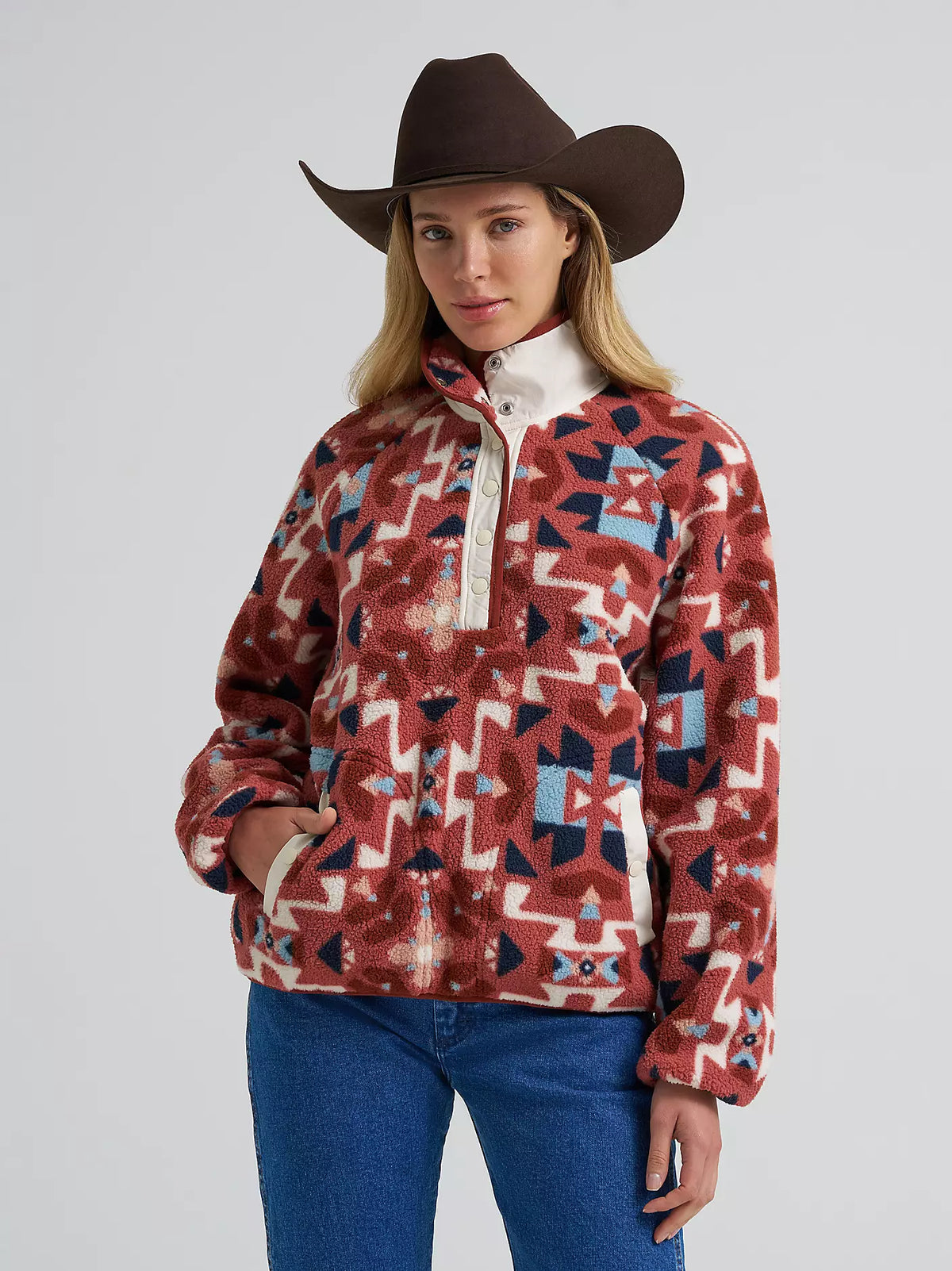 Manteau Big Sky Sherpa Snap Pullover