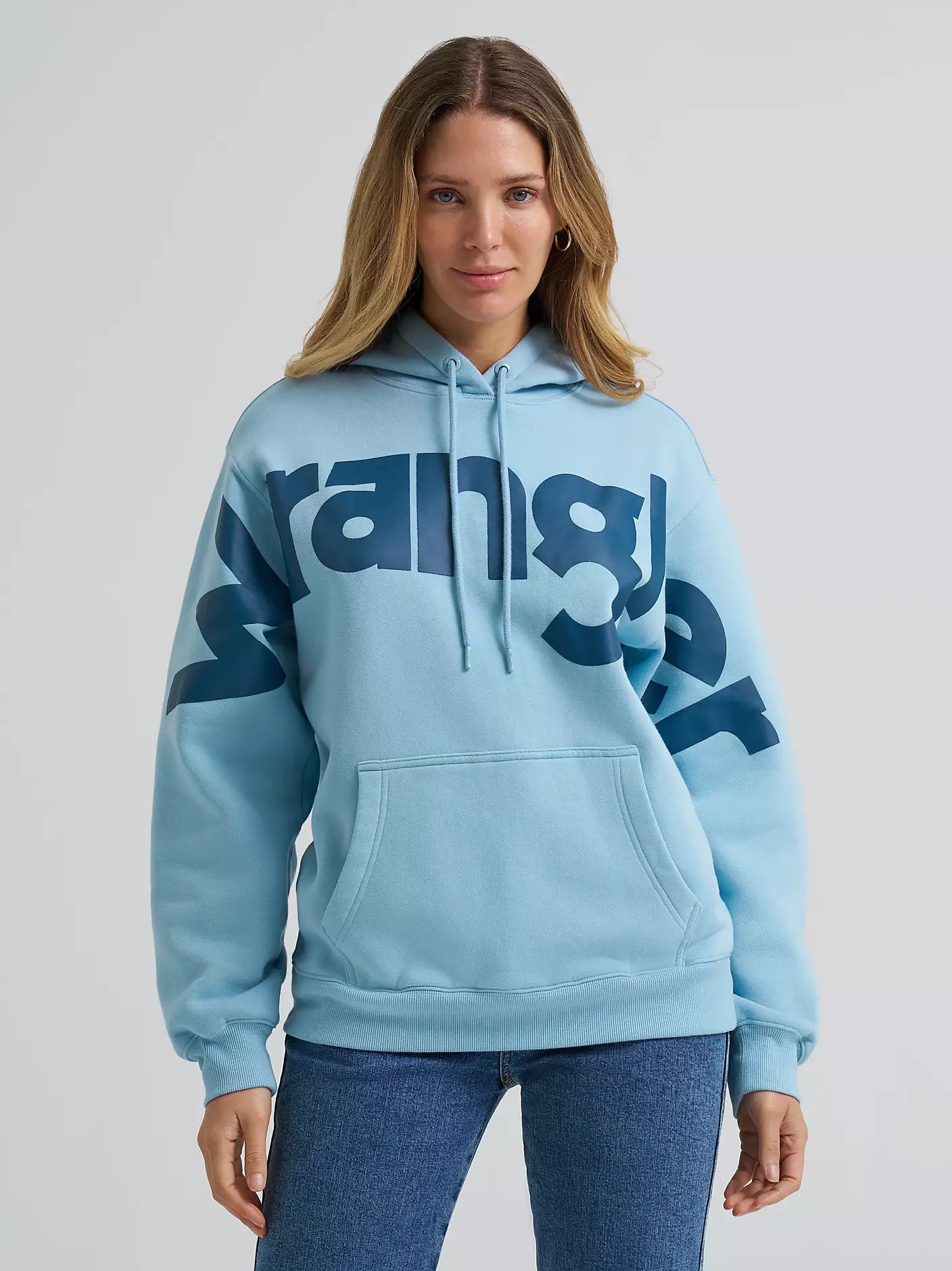 Hoodie Wrangler Retro – bleu