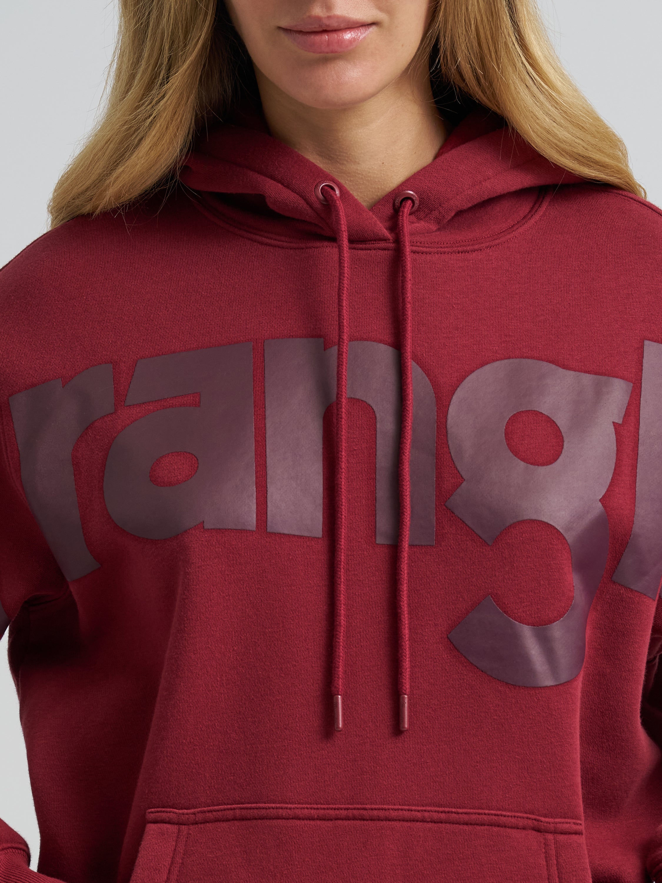 Hoodie Wrangler Retro – Bourgogne