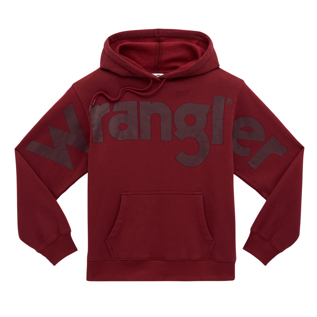Hoodie Wrangler Retro – Bourgogne