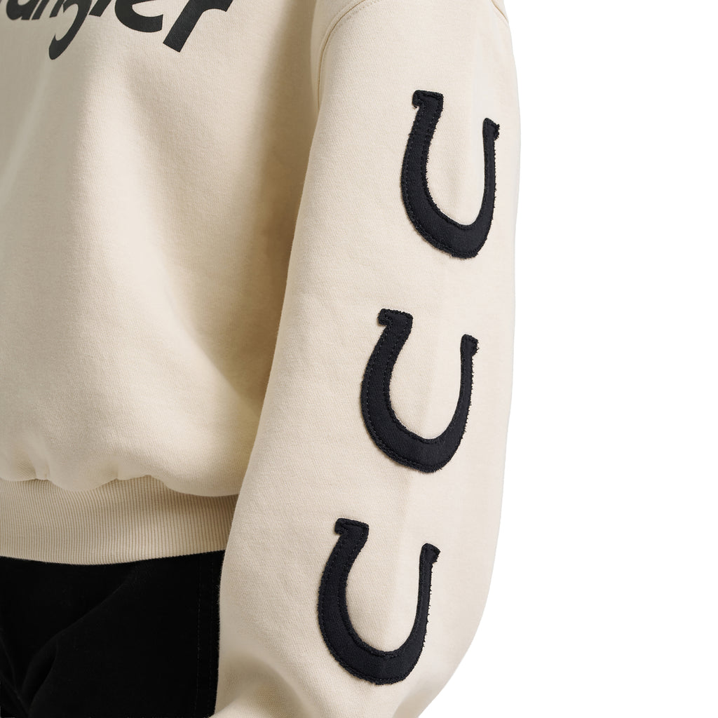 Crewneck Wrangler Retro Vintage – Blanc