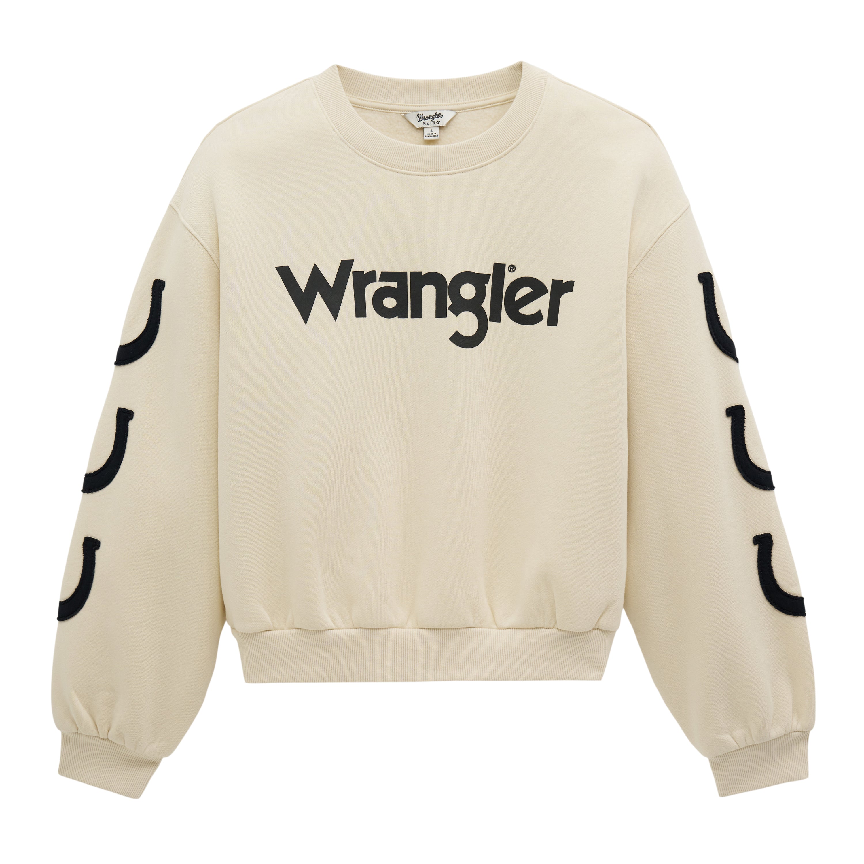 Crewneck Wrangler Retro Vintage – Blanc
