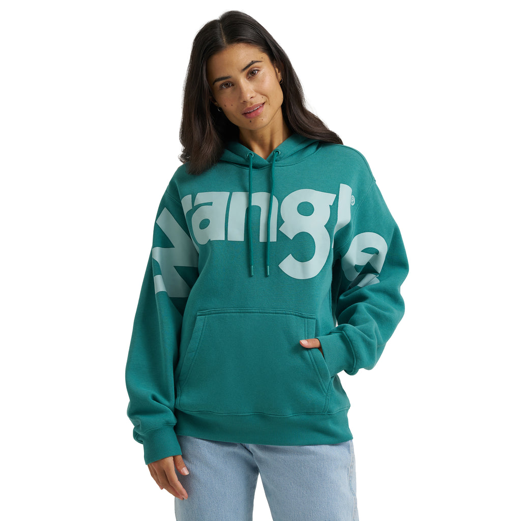 Hoodie Wrangler Retro – Turquoise