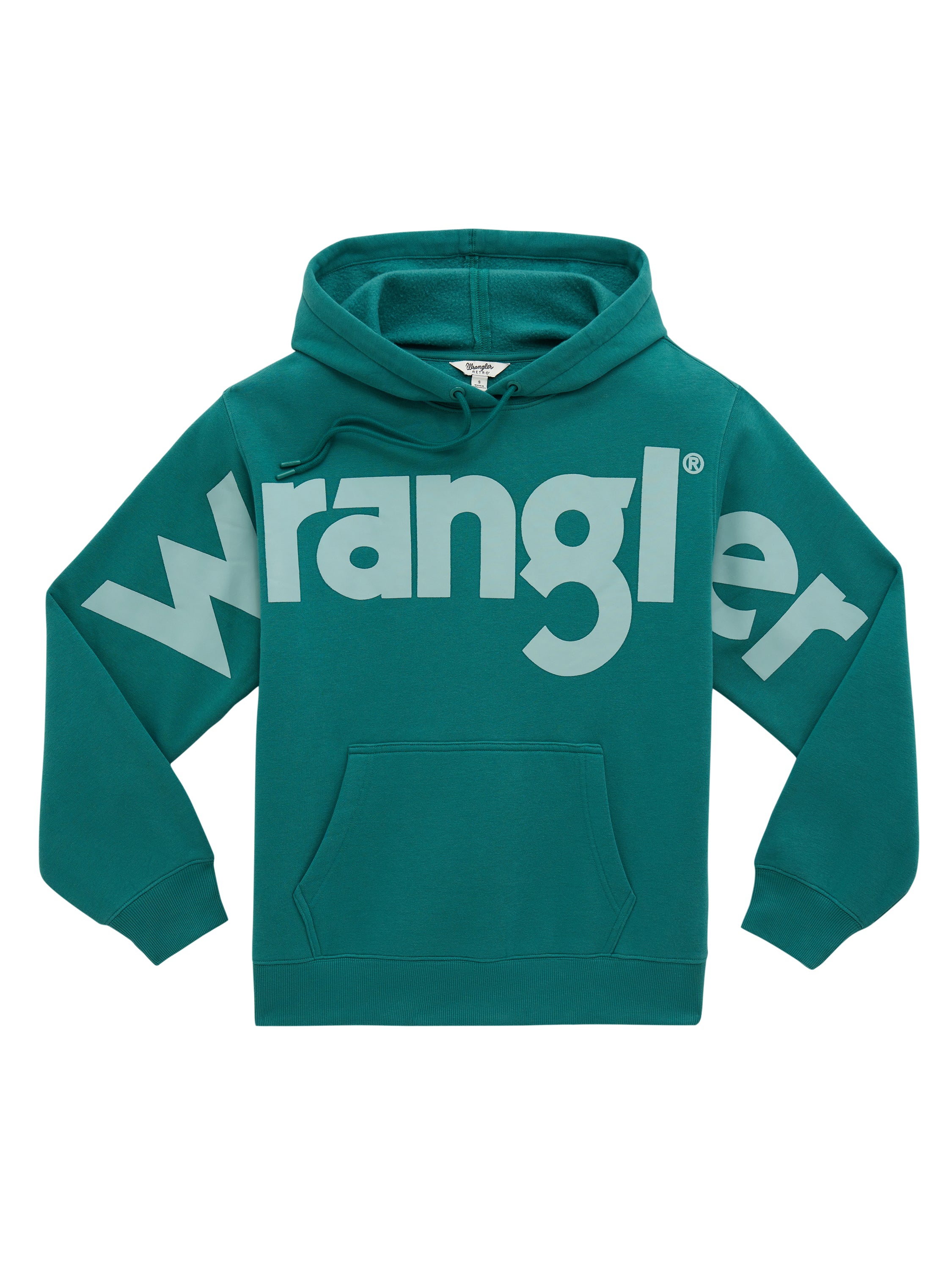 Hoodie Wrangler Retro – Turquoise