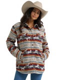 Veste-chemise jacquard Wrangler Retro doublée pour femme