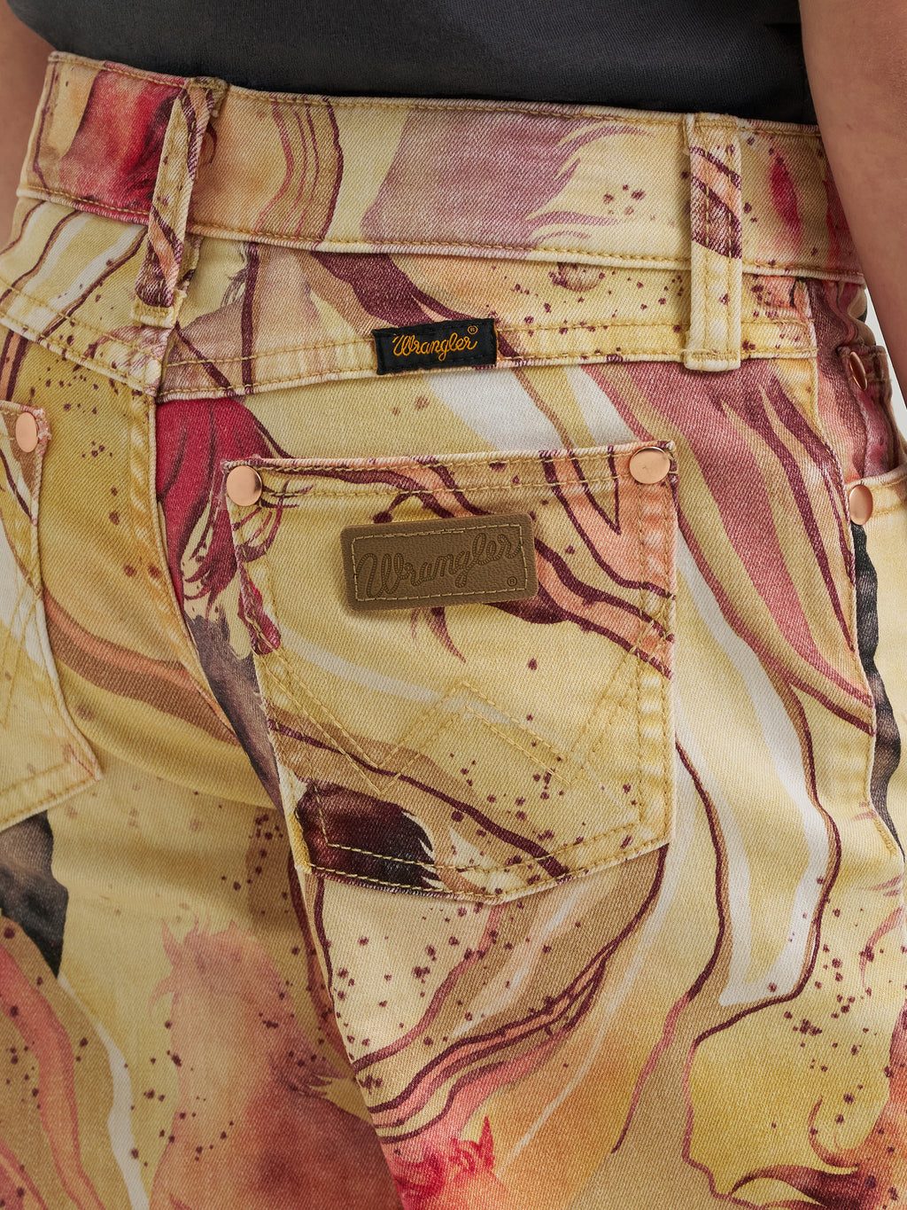 Jean Wide Leg Marble Wrangler x Lainey Wilson – Fille