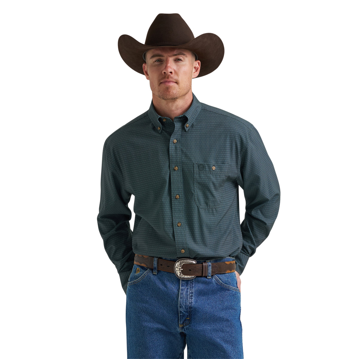 Wrangler® George Strait Collection Long Sleeve Shirt