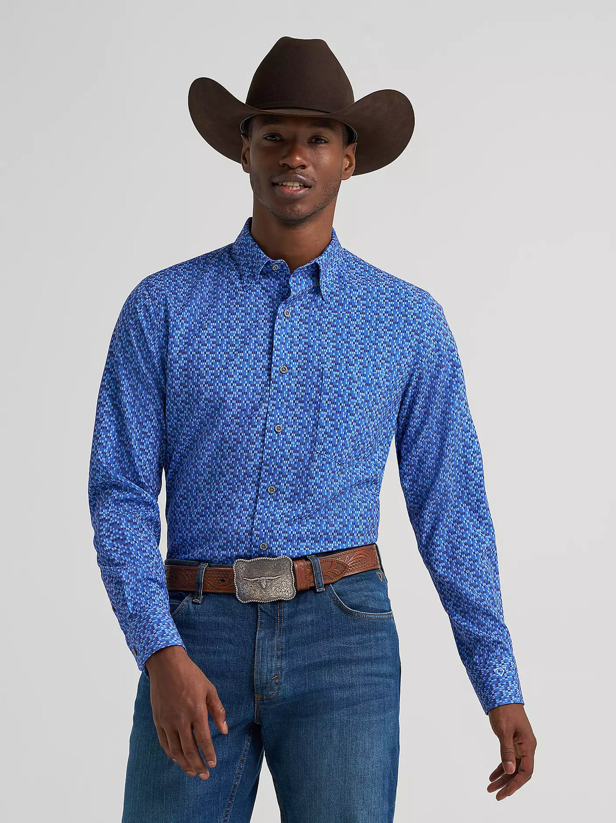 Chemise Wrangler Cody Johnson Performance – Blue Canyon – Homme